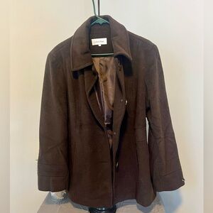 Calvin Klein classic Brown Peacoat